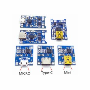 Blue PCB TP4056 Lithium Battery Charging Modules (Multiple Models)